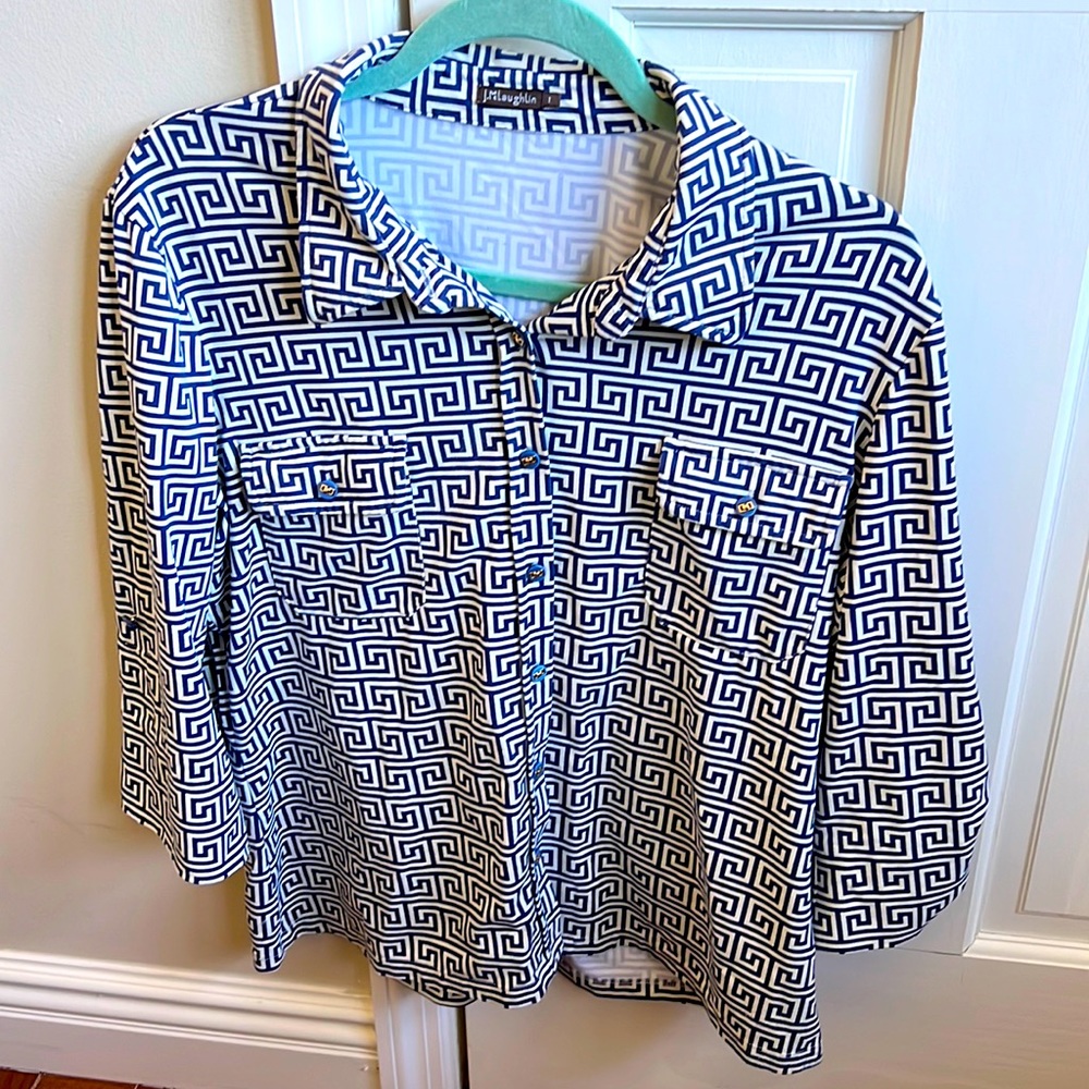 J McLaughlin button down shirt